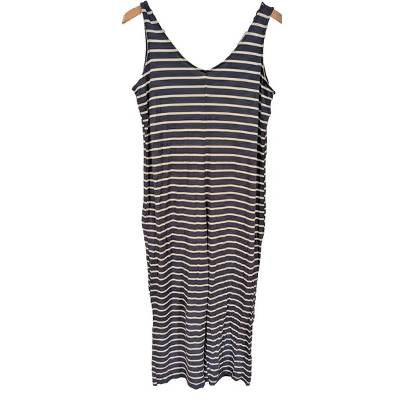 Old Navy Sunday Sleep Stretchy Cropped Overalls Slouchy Cozy Oversized Sleep - Picture 1 of 4